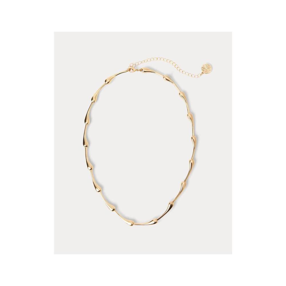 NEW LILLY PULITZER rousseau wave necklace in gold